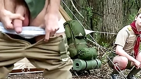 Scouts went for the hike with an increment of banged