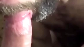 Old man deepthroat a bear