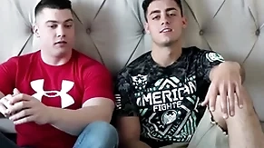 Nick gets stuff and nonsense deep in collins ass for his epoch ever fucking a guy!