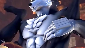 Werewolf x bat - furry sfm
