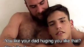 Latin teen step son shares step dad with day threesome - walter, tommy