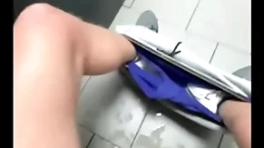 Public loo stained underwear straight guy