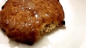 Russian breakfast for friends! cumming on cookies! cum on food