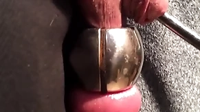 Stretching urethra and balls to the fore same era