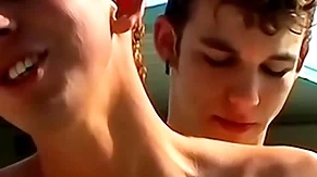 Twinks casey wood and hoyt jaeger anal make the beast with two backs in open-air 3some