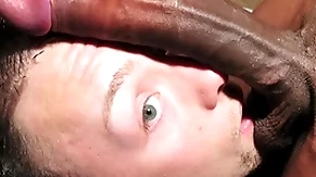Amateur guy meets a big black cock