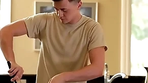Anally fucked twink loves organism rimmed