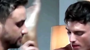 Falconstudios - two juicy jocks with an increment of one hot slab have tons of dick in a triune