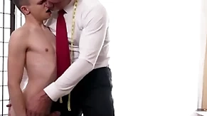 Funsizeboi - condensed teen boy manhandles apart from muscle hunk during fitting - austin young, dallas steele