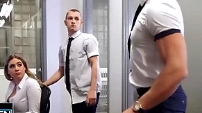 Theo brady wants to be alone close by alex mecum & pours coffee on his co-worker's knockers to leave the section - men