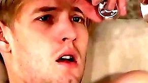 Lanky duteous jaxon radoc constrained up and fed big dick