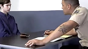 Hung mall policewoman fucks a cute boy