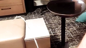 Brand precedent-setting hotel room, brand precedent-setting naughty pissing