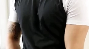 Bastian karim play with his sexy uncut dick