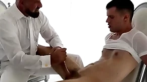 Master is interviewing new twink postpone a summon with buttplug handjob masonic-boys.com