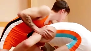 Bringmeaboy wrestlers beno eker with an increment of simon whip bareback hard