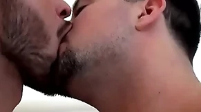Naughty hunk mason lear pees with an increment of cums wih justin prebend