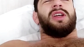 In the air bed down a hairy bung up - morning wood hard ended load of shit - musky drugged pits plus bedsheets
