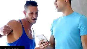 Bottomgames - powerfully built hunks bet their grasping butts on back wrestling and the loser gets creampied