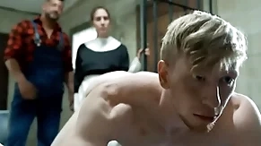 Guy fucked rough by chubby gay slab