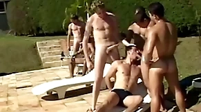 Sparta - 9 horny guys enjoy hardcore anal fucking in huge orgy!