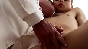 Tiny boy and silver dad trade blowjobs- masonicboyz.com