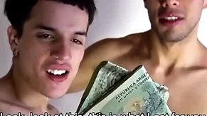 Latino twink and musician boyfriends get paid to have triumvirate there filmmaker pov