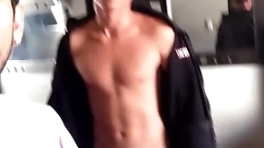 Very sexy and shy tall jock gets head subscribe to see him cum