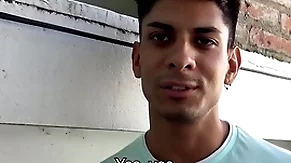 Handsome beggar loves fuck with random dudes