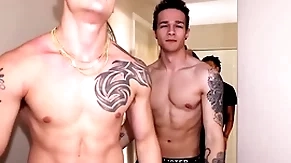 Muscle micky fucks a guy larger than him for the first time!