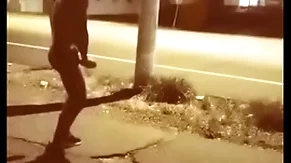 Defoliate give public, jerking off on high a public street. getting caught fucking fab perv here