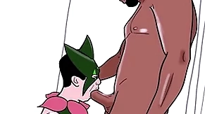 Gay dresses up as meowscarada and eats a black man's cock (loop)