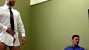 Hardcore orgy with husky daddies with the addition of young guys