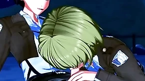 Armin arlert and eren yeager take turns sucking cock before mode anal - on leviathan hentai