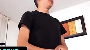 Latin leche - random cameraman invites latino with beamy uncut dick to fuck young twink in his place