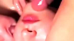 Bukkake gangbang