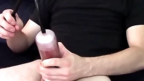 Making my dick bigger with a cock pump brad borrelli