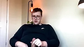 Chubby top's big horseshit explodes with jizz!