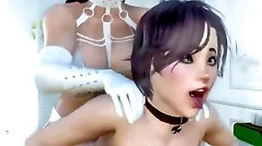 3d porn animation mistress shemale milf fucks two slave-femboys added to girl, bdsm futanari story