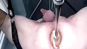 Pounded hard by fuck apparatus