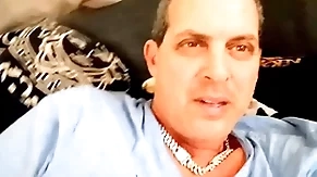 Pov frat crony leaked celebrity sexual intercourse tape of his bulky step daddy cory bernstein, masturbating pile up on xxx video call ! stumbling-block step daddy jerking chunky dick to cum ! joyful famosos gostosos