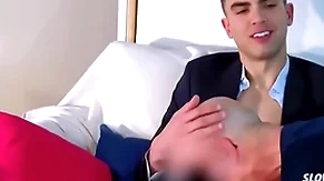 Athletic actress came for a solo, he gets massaged plus more !