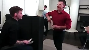 Collin lust together with eric vane have sex forth a public meeting - sure thing dudes