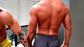 A shower after training and i bury my dick in his asshole