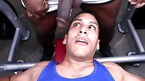 Gaywire - aaron trainer & leo silva bumping uglis hither the gym