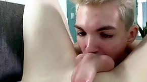 Twink matty makes morning blowjob alongside his young boyfriend aiden