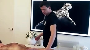 For all to see hunk  alfie  arch time cuming from guy giving him handjob increased by massaging his sexy body!