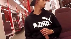 Jerking regarding dramatize expunge subway and handjob - thomas fiaty