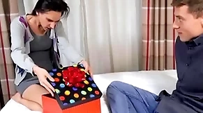 Bisexual fuckers drill nympho slut in threesome fuck