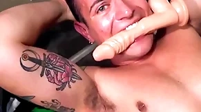 Ryan kroger tidy up the room in his suprise there's a dildo among the trash & he wants to use quickening - reality dudes